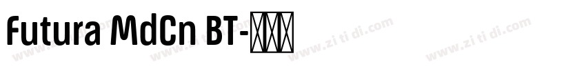 Futura MdCn BT字体转换